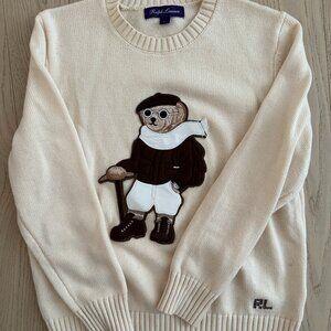 Ralph Lauren Polo Bear Cashmere Crew Neck Sweater